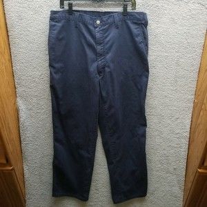 Riverside Men's 38 Flame Resistant Blue Pants 38" 30.5" 12.25"